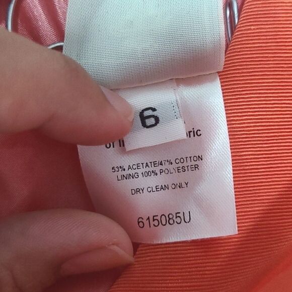 Virginia Taylor SalmonĀ A-line Embroidered SleevelessāDressā Sizeā6 - Picture 7 of 7